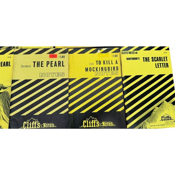 Cliff Notes Monarch (11 Booklets) Romeo Juliet Huckleberry Finn Scarlett Letter - Picture 4 of 6